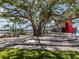 Large tree in community area with surrounding deck at 10792 Tarflower Dr # 202, Venice, FL 34293