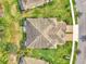 Bird's-eye view of a home and yard at 11409 Okaloosa Dr, Venice, FL 34293