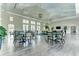 Bright clubhouse dining area with ample seating at 11409 Okaloosa Dr, Venice, FL 34293