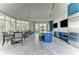 Modern clubhouse kitchen with stainless steel appliances at 11409 Okaloosa Dr, Venice, FL 34293