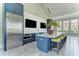 Modern community kitchen with stainless steel appliances and ample counter space at 11409 Okaloosa Dr, Venice, FL 34293