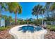 Relaxing community spa with plenty of seating at 11409 Okaloosa Dr, Venice, FL 34293