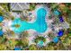 Relaxing pool and hot tub from above at 12488 Palatka Dr, Venice, FL 34293