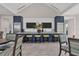 Community kitchen with bar seating at 12488 Palatka Dr, Venice, FL 34293