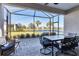 Screened porch overlooking a lake at 12488 Palatka Dr, Venice, FL 34293