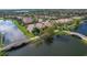 Waterfront homes with lush landscaping at 13240 Guyana St, Venice, FL 34293
