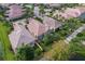 Close-up view of homes near the water at 13240 Guyana St, Venice, FL 34293