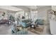 Open living area with adjacent kitchen and dining areas. Features light and airy feel at 13240 Guyana St, Venice, FL 34293