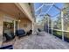 Large screened patio, perfect for outdoor relaxation at 13240 Guyana St, Venice, FL 34293