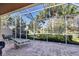 Enjoy the view from this relaxing screened patio at 13240 Guyana St, Venice, FL 34293