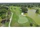 Aerial view of the golf course at 135 Braemar Ave, Venice, FL 34293