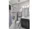Bathroom with shower/tub combo, vanity, and toilet at 13864 Posada St, Venice, FL 34293