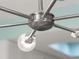 Close-up of a modern six-light chandelier at 1423 Avenida Del Circo # 1C, Venice, FL 34285