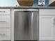 Modern stainless steel dishwasher in a bright kitchen setting at 1423 Avenida Del Circo # 1C, Venice, FL 34285