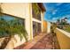 Well-maintained exterior with a private patio and landscaping at 1437 57Th W St # 1437, Bradenton, FL 34209