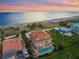 Luxury beachfront home with private pool, stunning sunset views at 213 The Esplanade S, Venice, FL 34285