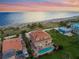 Luxury beachfront home with private pool, stunning sunset views at 213 The Esplanade S, Venice, FL 34285