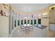 Bright breakfast nook with ocean views and seating for six at 213 The Esplanade S, Venice, FL 34285