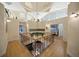Multi-level home with a unique open-concept second floor hallway at 213 The Esplanade S, Venice, FL 34285