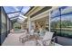 Spacious patio with pool, spa, and access to the house at 256 Royal Oak Way, Venice, FL 34292