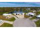 Bird's-eye view of waterfront mobile home at 3300 Blue Jay Ln, Englewood, FL 34224