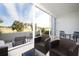 Spacious screened patio overlooking the golf course at 408 Cerromar S Cir # 132, Venice, FL 34293