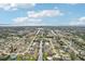 Aerial view of a residential neighborhood with waterfront properties at 4310 Albacore Cir, Port Charlotte, FL 33948