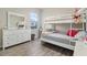 bedroom with bunk beds and plenty of storage at 438 Grand Preserve Cv, Bradenton, FL 34212