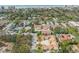 Aerial view of the property and its surroundings, including beach views at 440 Palmetto Ct # 3, Venice, FL 34285