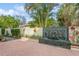 Close-up view of a water fountain in the property's outdoor area at 440 Palmetto Ct # 3, Venice, FL 34285