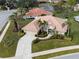 Single-Gathering house with tile roof and large backyard at 5045 Whitestone Dr, Venice, FL 34293
