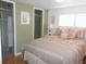 Bedroom with double bed and closet at 516 Ashwood Dr, Venice, FL 34285
