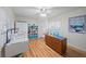 Craft or sewing room with two sewing machines and ample storage at 538 Laurel Cherry Ln, Venice, FL 34293