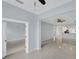 Open concept living area with tile floors at 640 Back Nine Dr, Venice, FL 34285