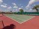 Well-maintained tennis court at 651 Lakescene Dr, Venice, FL 34293