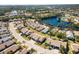 Aerial view of the community and property location at 664 Linden Dr, Englewood, FL 34223