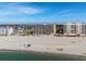 Exterior view of two high-rise condominium buildings located on the ocean at 840 The Esplanade N # 104, Venice, FL 34285