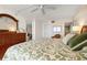 Inviting main bedroom with dresser and attached ensuite bathroom at 840 The Esplanade N # 104, Venice, FL 34285