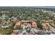 Aerial perspective of a residential community near the coast, showing houses and streets at 958 Sunridge Dr # H3, Sarasota, FL 34234