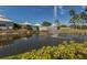 Decorative fountain and pond at 11053 Barnsley Dr, Venice, FL 34293