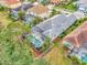 Aerial view of home showcasing pool and backyard at 12386 Sagewood Dr, Venice, FL 34293
