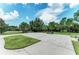 Outdoor game area with hopscotch and four square at 12386 Sagewood Dr, Venice, FL 34293