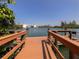 Private dock with water access and bridge views at 157 Tampa E Ave # 407, Venice, FL 34285