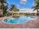 Inviting kidney-shaped pool with lounge chairs at 157 Tampa E Ave # 407, Venice, FL 34285