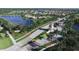 Gated community entrance with landscaping and signage at 19155 Mangieri St, Venice, FL 34293