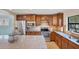 Modern kitchen with stainless steel appliances and granite counters at 19155 Mangieri St, Venice, FL 34293