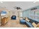 Relaxing living room, featuring sectional sofa and calming decor at 19155 Mangieri St, Venice, FL 34293
