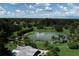 Aerial view of community pool and grounds at 1932 W Isles Rd, Port Charlotte, FL 33953