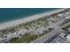 Aerial view of beach, parking lot, and park at 1932 W Isles Rd, Port Charlotte, FL 33953