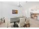 Spacious dining room with dark wood table and six chairs at 1932 W Isles Rd, Port Charlotte, FL 33953